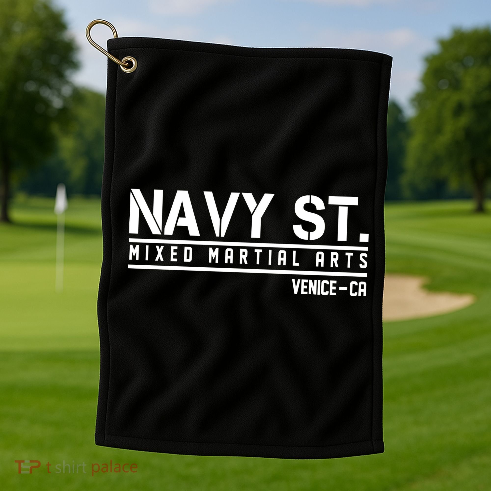 Navy St Mixed Martial Arts Vince CA Golf Towel