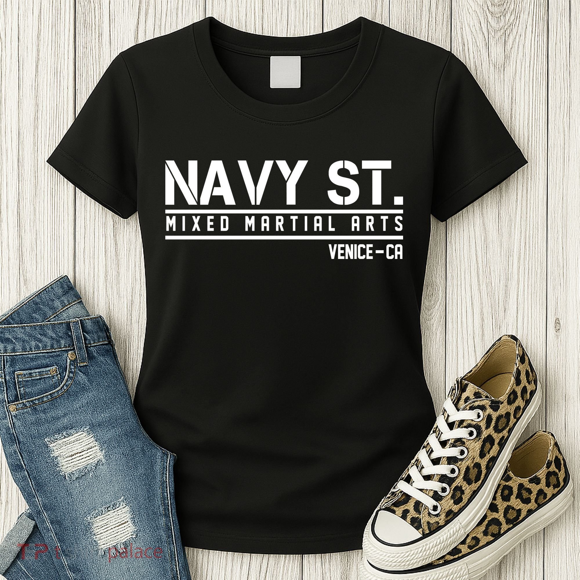 Navy St Mixed Martial Arts Vince CA Women's T-Shirt