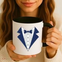 Navy Tux Tuxedo Coffee Mug thumb 3