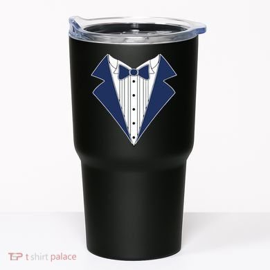 Navy Tux Tuxedo Tumbler