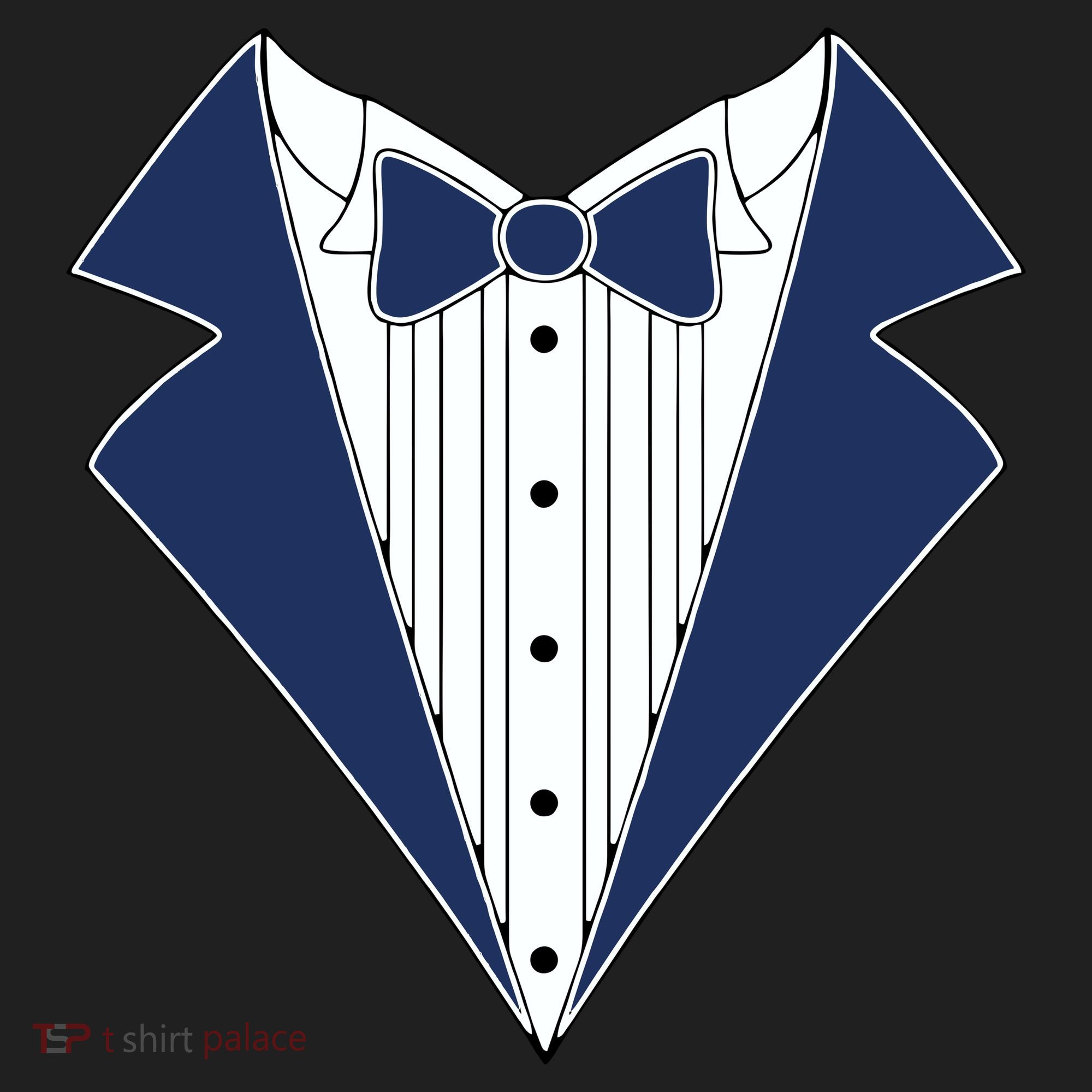 Navy Tux Tuxedo Tumbler