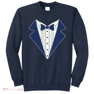 Navy Tux Tuxedo Sweatshirt