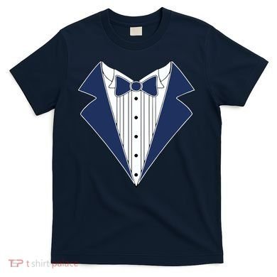 Navy Tux Tuxedo T-Shirt