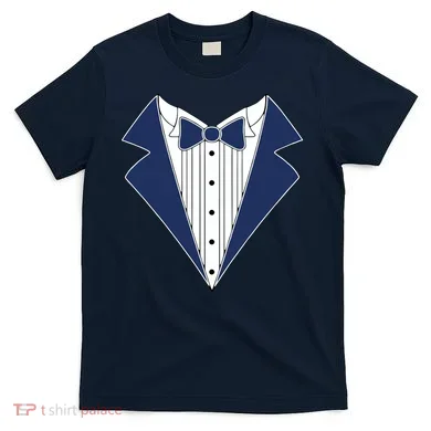 Navy Tux Tuxedo T-Shirt