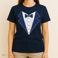 Navy Tux Tuxedo T-Shirt thumb 4
