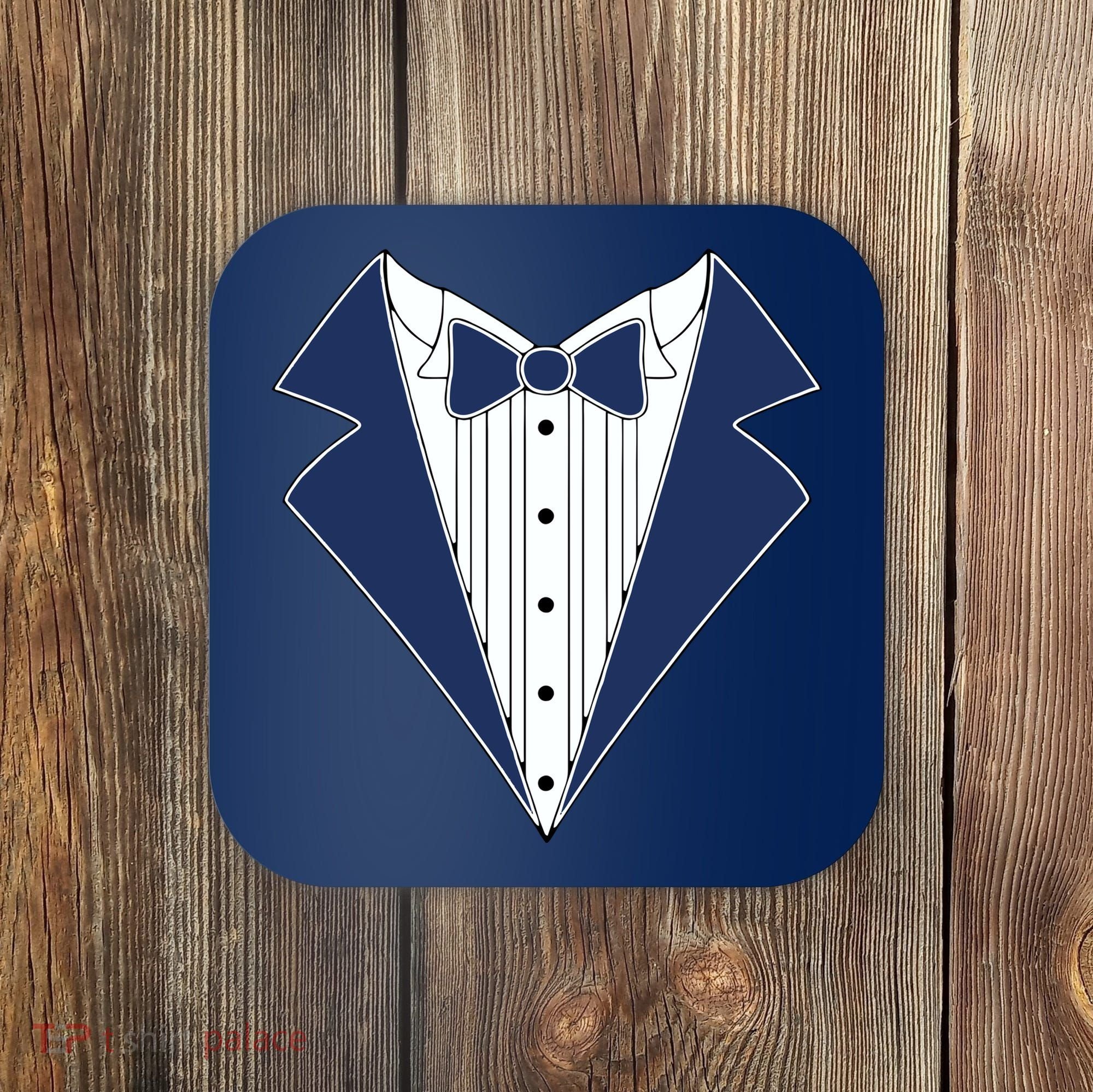 Navy Tux Tuxedo Coaster
