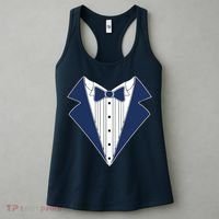 Navy Tux Tuxedo Women's Tank Top thumb 3