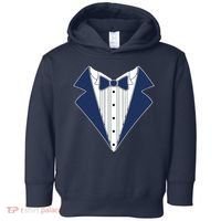 Navy Tux Tuxedo Toddler Hoodie thumb 0