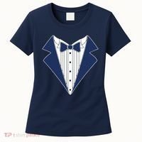 Navy Tux Tuxedo Women's T-Shirt thumb 0