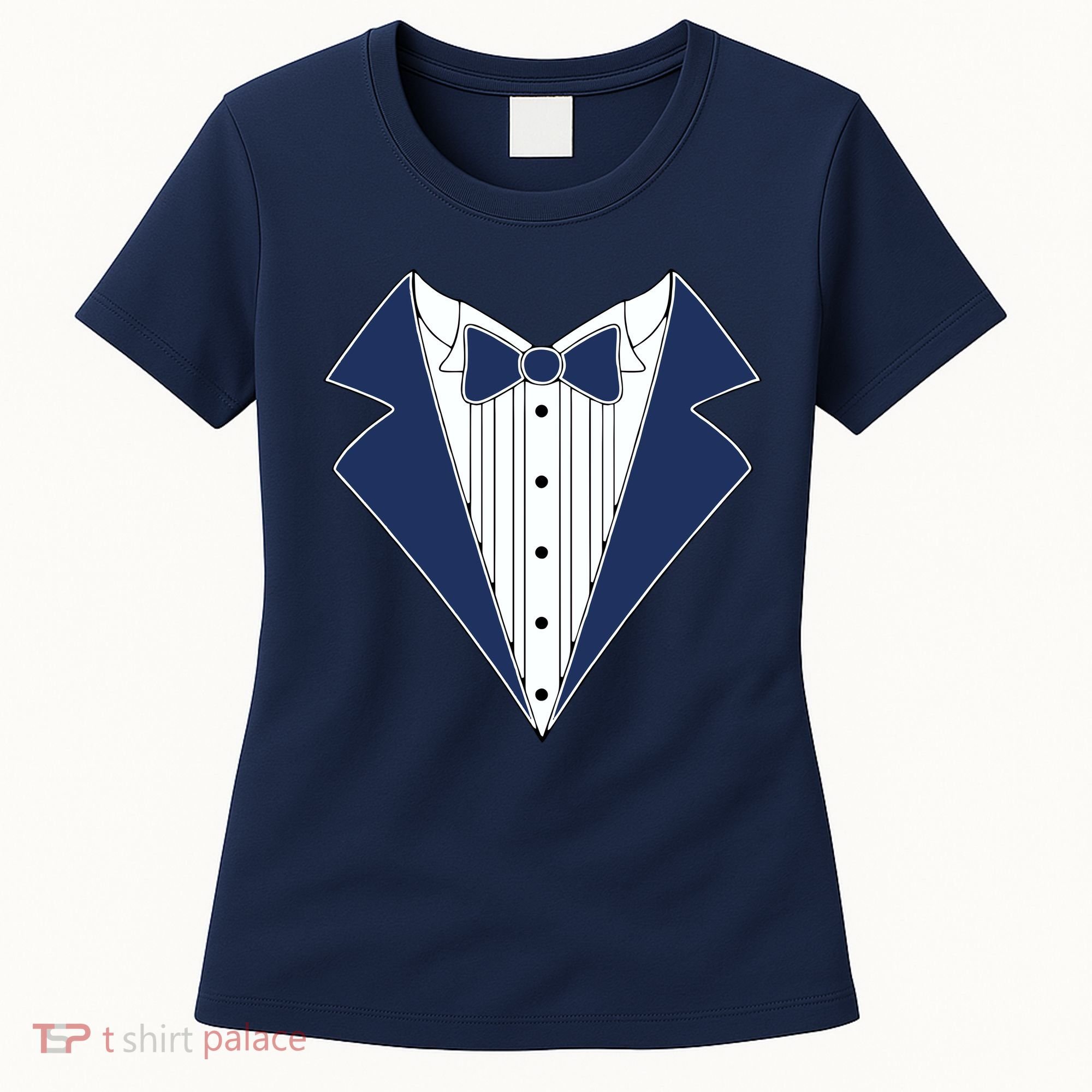Navy Tux Tuxedo Women's T-Shirt