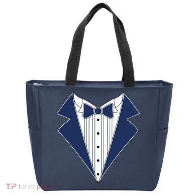 Navy Tux Tuxedo Tote Bag