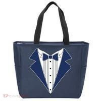 Navy Tux Tuxedo Tote Bag thumb 0