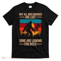 Not All Who Wander Are Lost Some Are Looking For Discs Golf Bigfoot Vintage T-Shirt thumb 0
