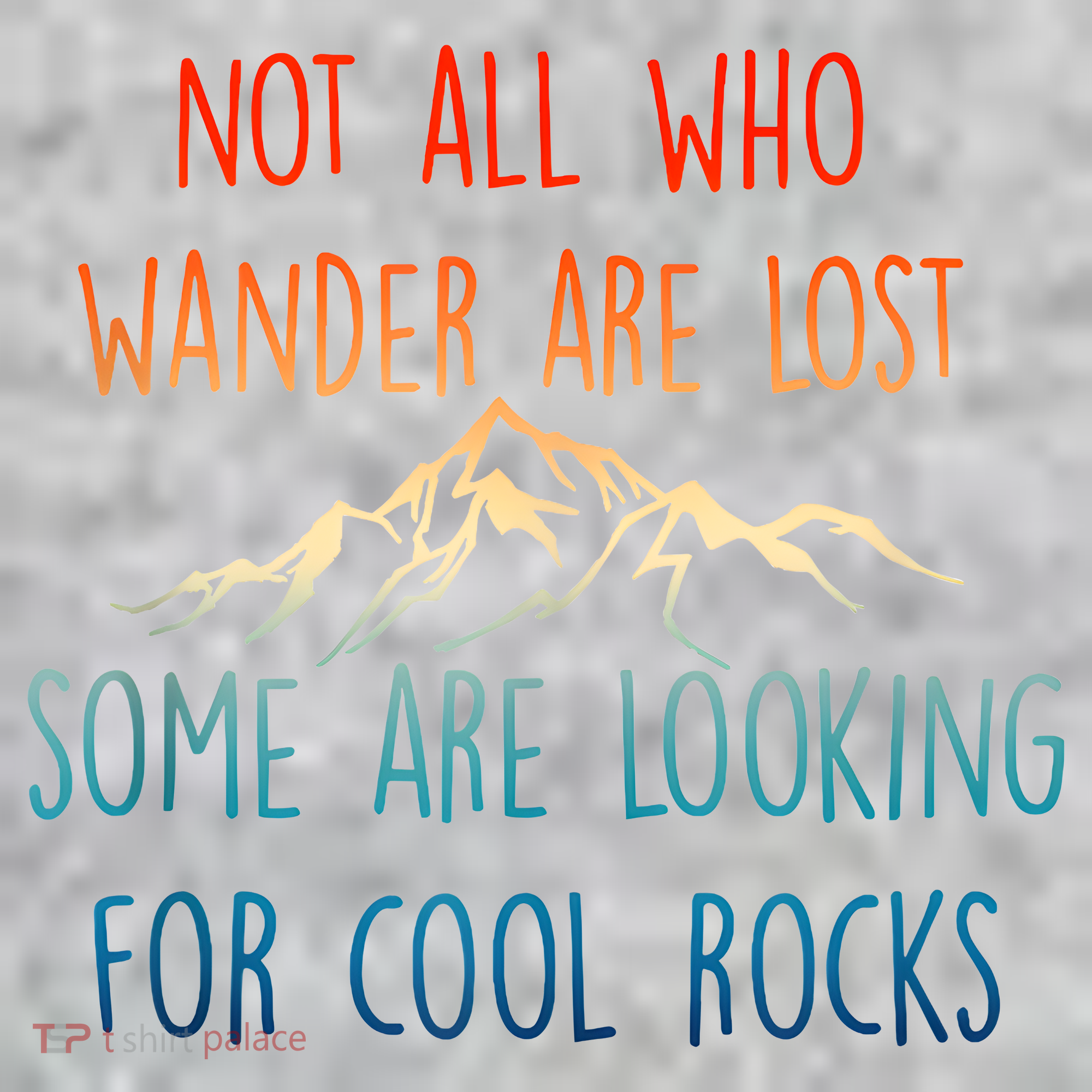 Not All Who Wander Are Lost Some Are Looking For Cool Rocks The Baniff Cuffed Pom Beanie