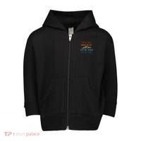 Not All Who Wander Are Lost Some Are Looking For Cool Rocks Toddler Zip Fleece Hoodie thumb 0