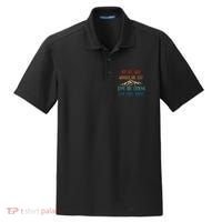 Not All Who Wander Are Lost Some Are Looking For Cool Rocks Dry Zone Grid Polo thumb 0