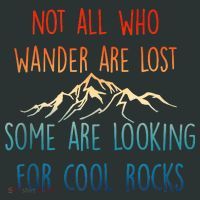 Not All Who Wander Are Lost Some Are Looking For Cool Rocks Infant Baby Jersey Bodysuit thumb 2