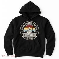 Not All Who Wander Are Lost Disc Golf Father's Day Hoodie thumb 0