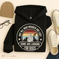 Not All Who Wander Are Lost Disc Golf Father's Day Hoodie thumb 4