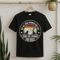 Not All Who Wander Are Lost Disc Golf Father's Day T-Shirt thumb 2