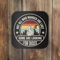 Not All Who Wander Are Lost Disc Golf Father's Day Coaster thumb 0