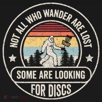 Not All Who Wander Are Lost Disc Golf Father's Day Mousepad thumb 1