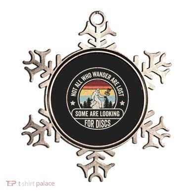 Not All Who Wander Are Lost Disc Golf Father's Day Ornament