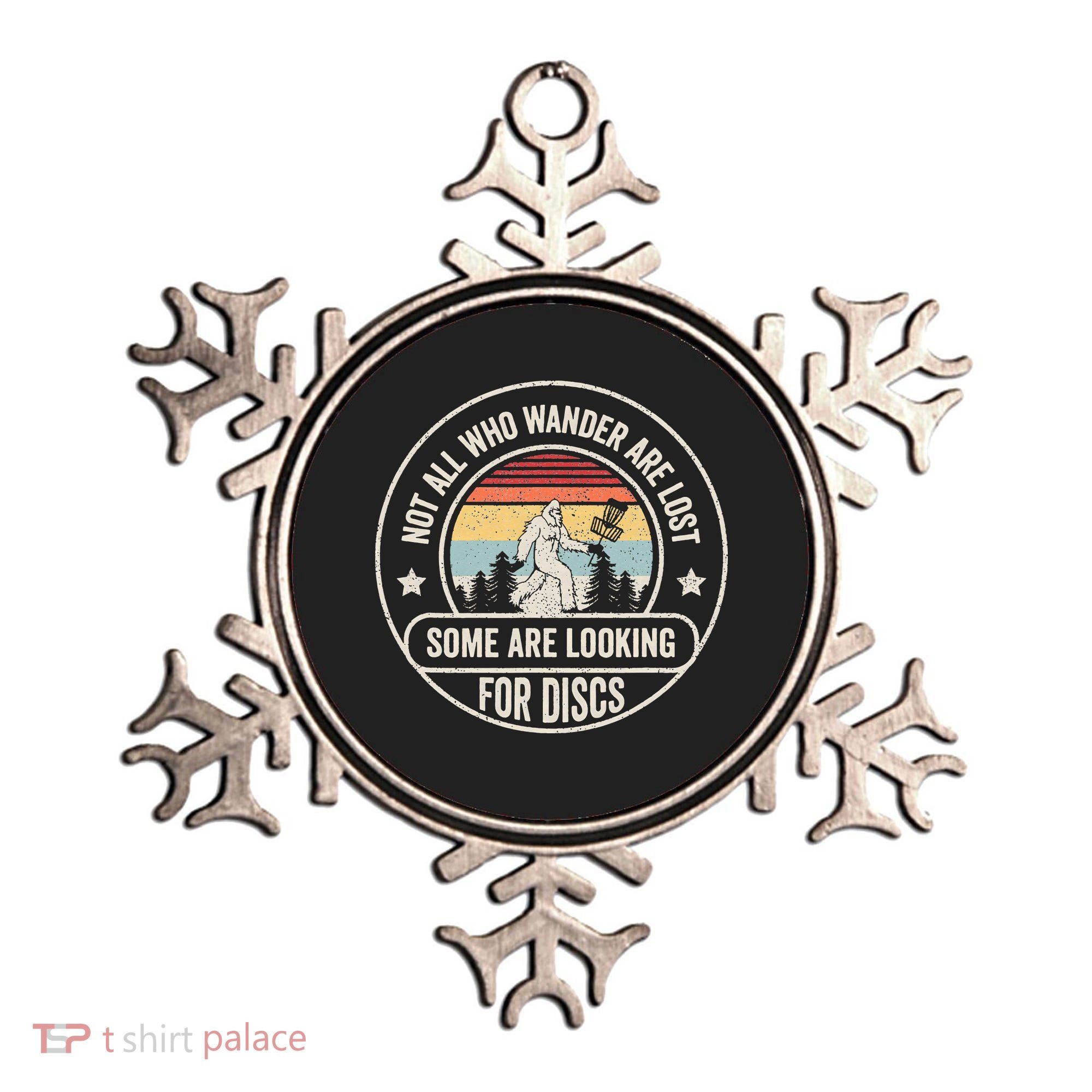 Not All Who Wander Are Lost Disc Golf Father's Day Ornament