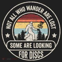 Not All Who Wander Are Lost Disc Golf Father's Day Hat thumb 2