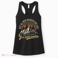 Not All Who Wander Are Lost Some Are Looking For Cool Rocks Women's Tank Top thumb 0