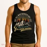 Not All Who Wander Are Lost Some Are Looking For Cool Rocks Tank Top thumb 3