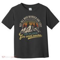 Not All Who Wander Are Lost Some Are Looking For Cool Rocks Toddler T-Shirt thumb 0