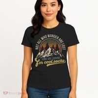 Not All Who Wander Are Lost Some Are Looking For Cool Rocks Women's T-Shirt thumb 4