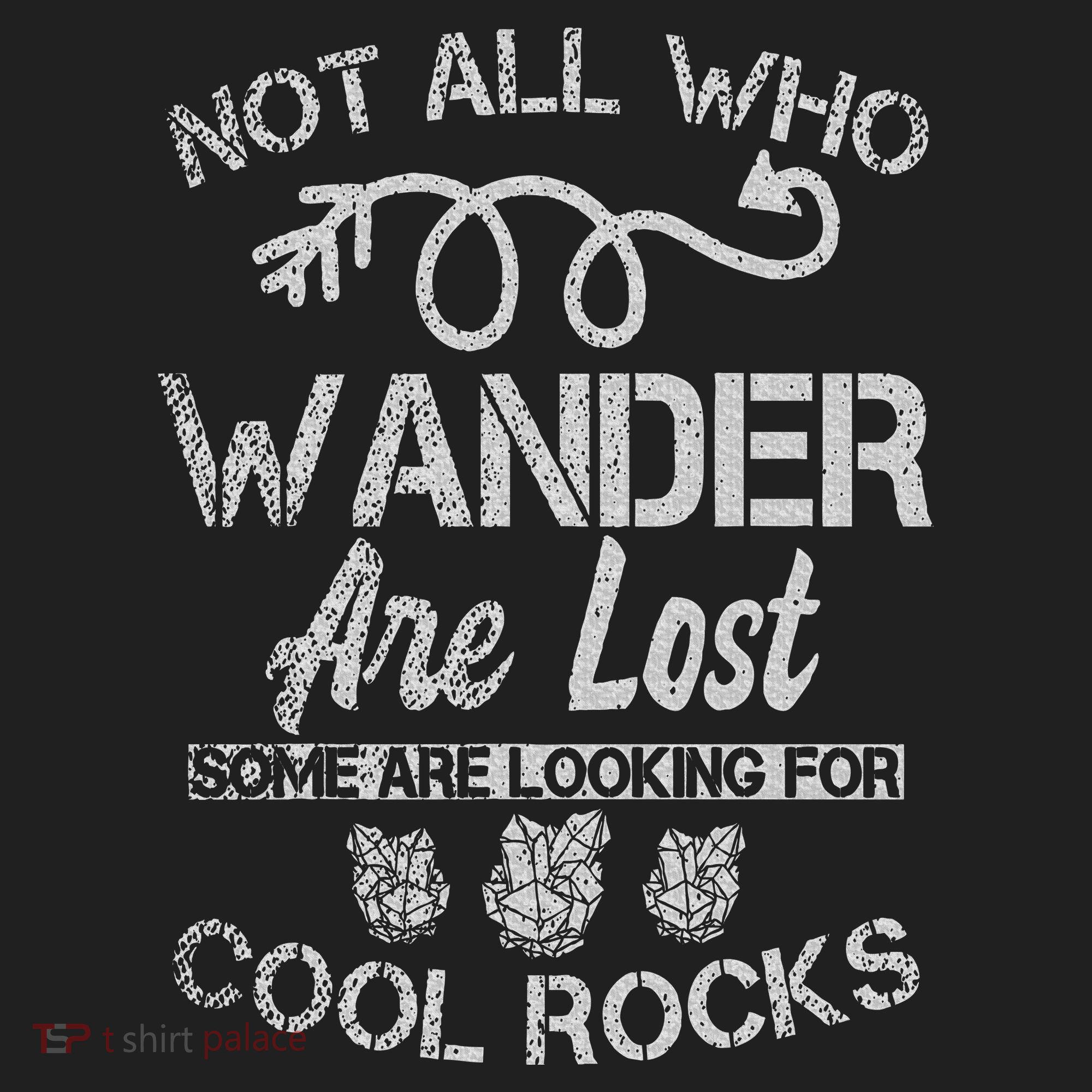 Not All Who Wander Are Lost Some Are Looking For Cool Rocks Tumbler