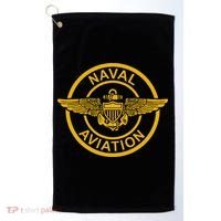 Naval Aviation Wings Patch Golf Towel thumb 0