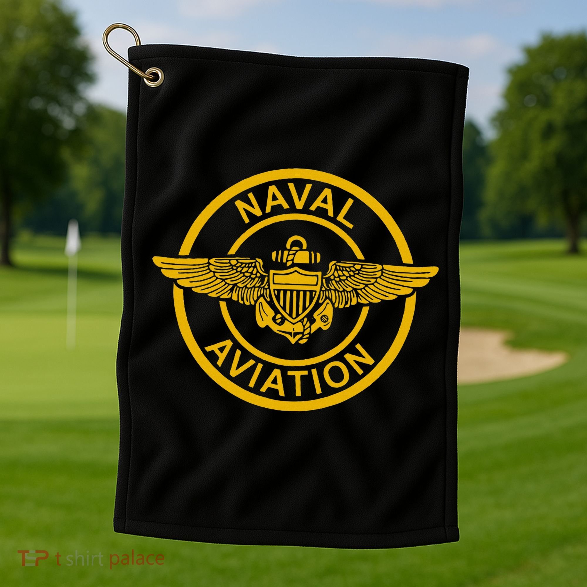 Naval Aviation Wings Patch Golf Towel