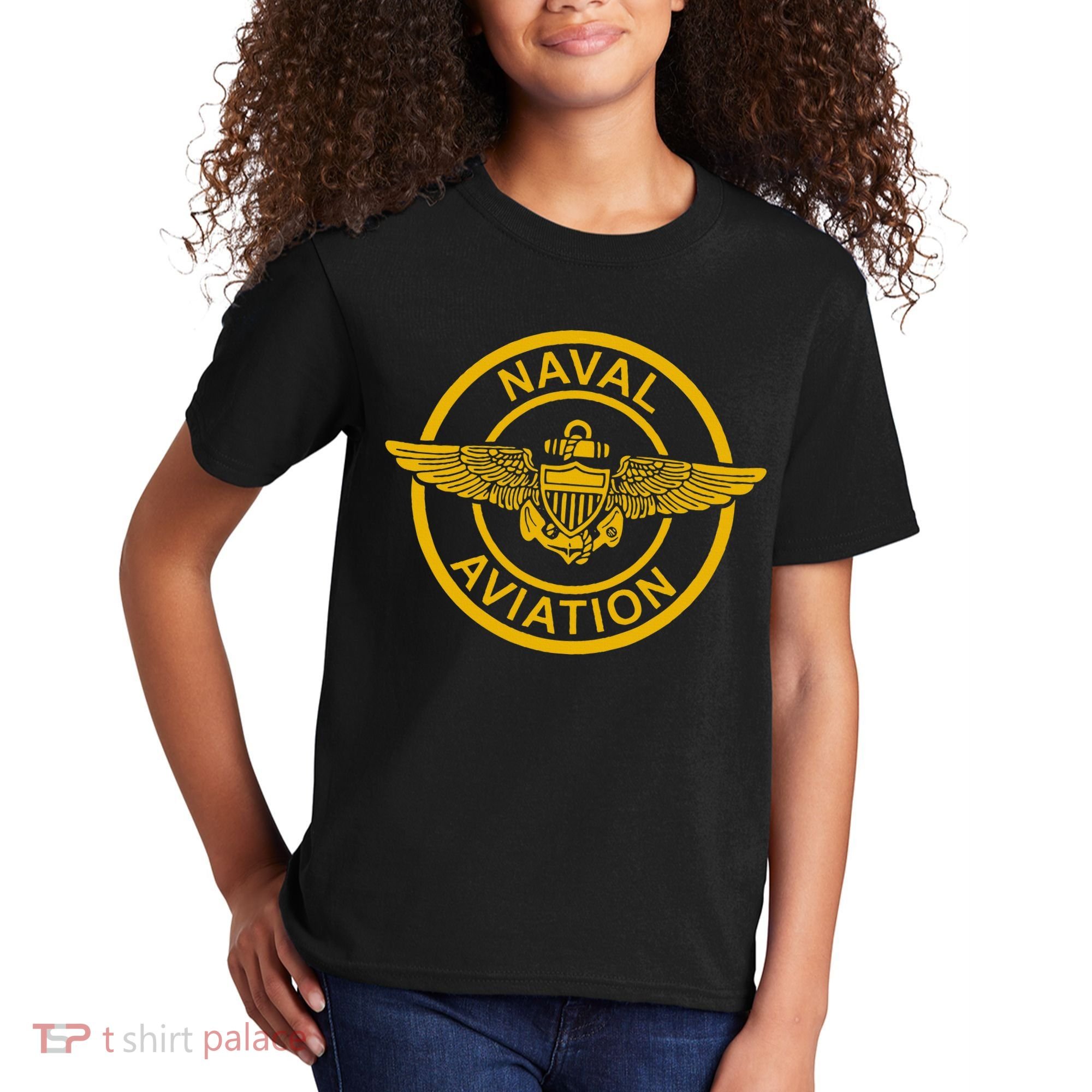 Naval Aviation Wings Patch Kids T-Shirt