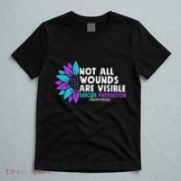 Not All Wounds Are Visible Suicide Awareness Mental Health T-Shirt thumb 5