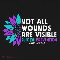 Not All Wounds Are Visible Suicide Awareness Mental Health T-Shirt thumb 7
