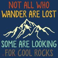 Not All Who Wander Are Lost Some Are Looking For Cool Rocks Hoodie thumb 7