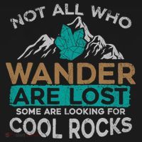 Not All Who Wander Are Lost Some Are Looking For Cool Rocks T-Shirt thumb 7