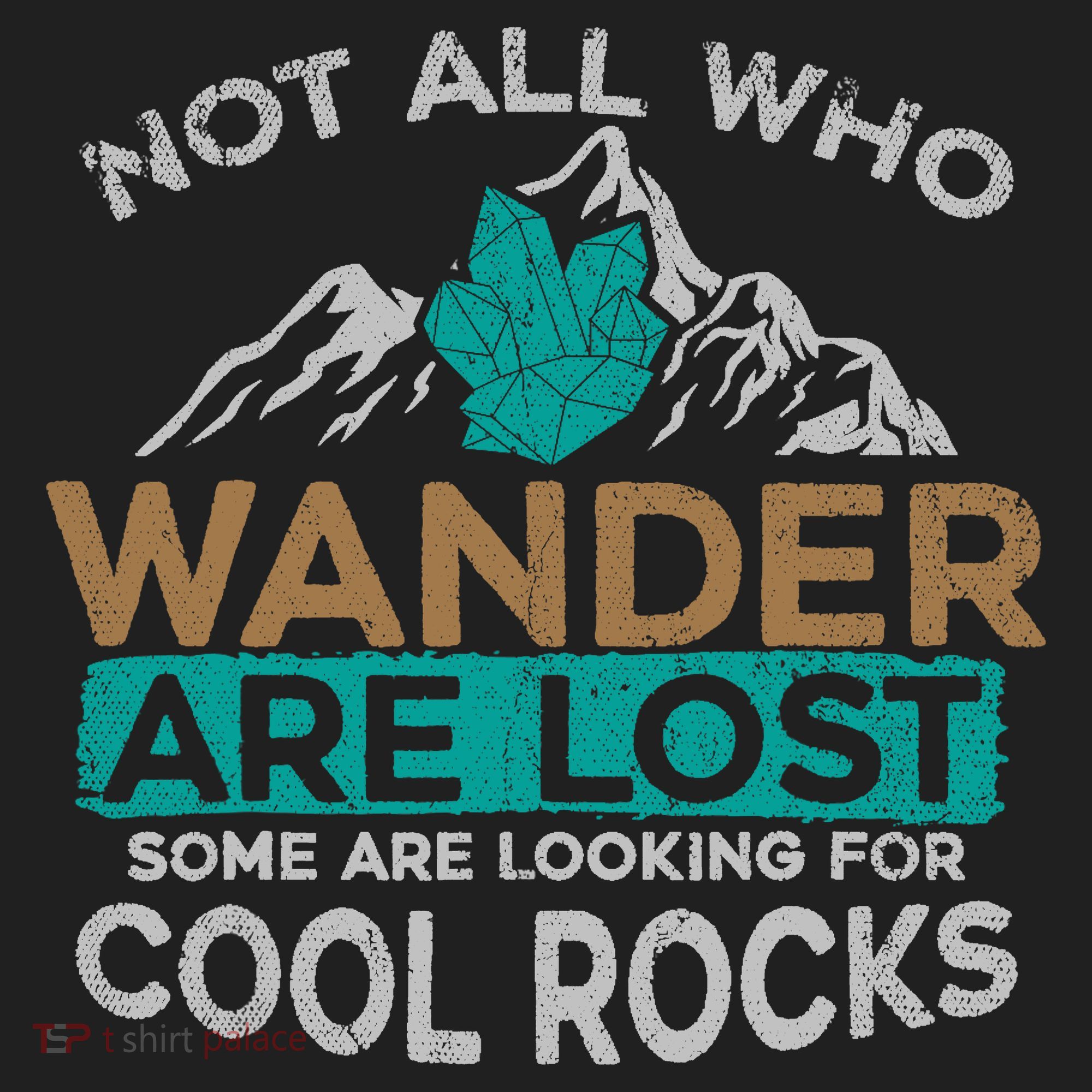 Not All Who Wander Are Lost Some Are Looking For Cool Rocks Tumbler