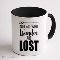 Not All Who Wander Are Lost Arrow Coffee Mug thumb 1