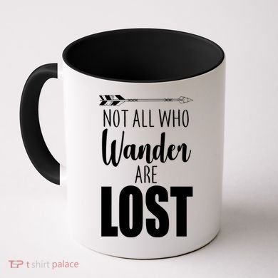 Not All Who Wander Are Lost Arrow Coffee Mug