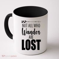 Not All Who Wander Are Lost Arrow Coffee Mug thumb 0