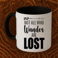 Not All Who Wander Are Lost Arrow Coffee Mug thumb 2