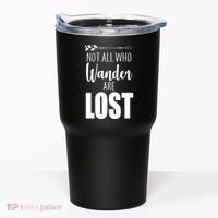 Not All Who Wander Are Lost Arrow Tumbler thumb 0