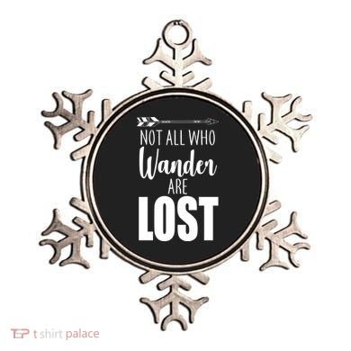 Not All Who Wander Are Lost Arrow Ornament