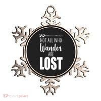 Not All Who Wander Are Lost Arrow Ornament thumb 0