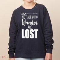 Not All Who Wander Are Lost Arrow Women's Sweatshirt thumb 0